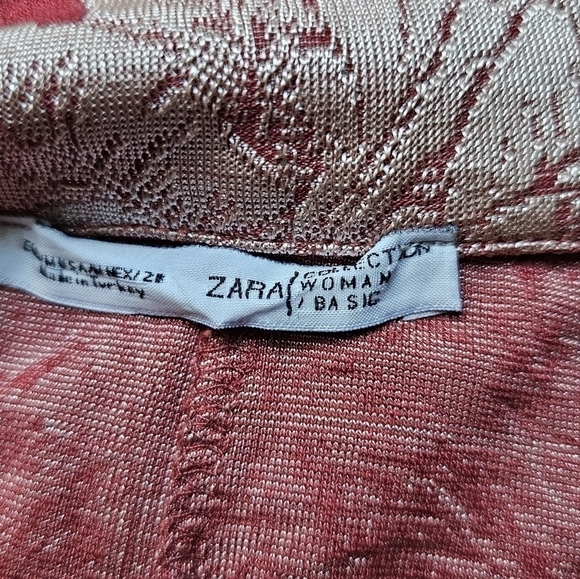 ZARA floral jacquard jumpsuit - Picture 5 of 6